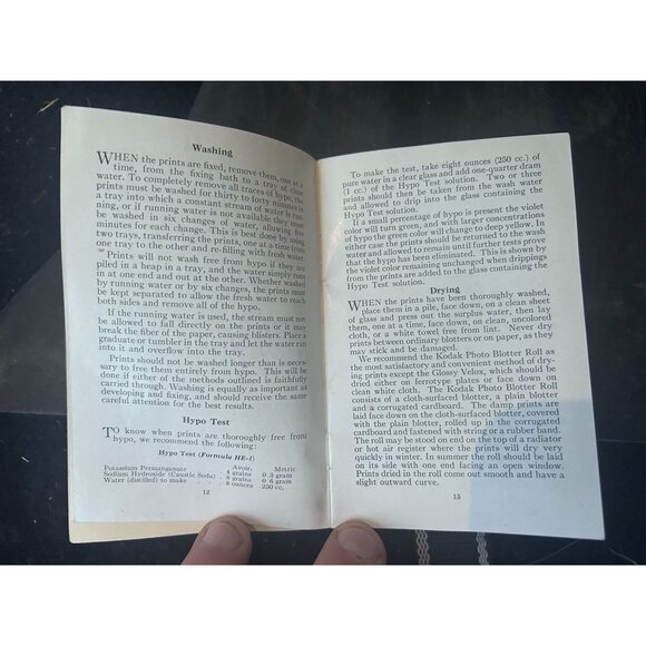 Kodak The Velox Book Transparent Water Color Stamps Eastman Kodak Co - Picture 2 of 5